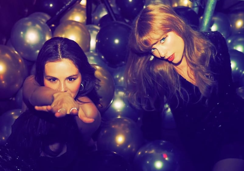 Taylor Swift breaks cover for pal Selena Gomez’s big day