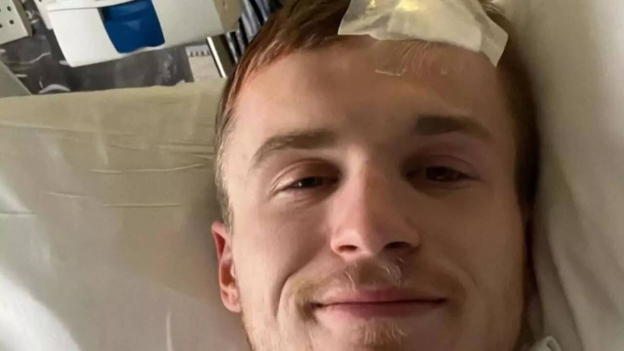 Source: SWNS How a suspected flu led to a brain tumour diagnosis for a 26-year-old man